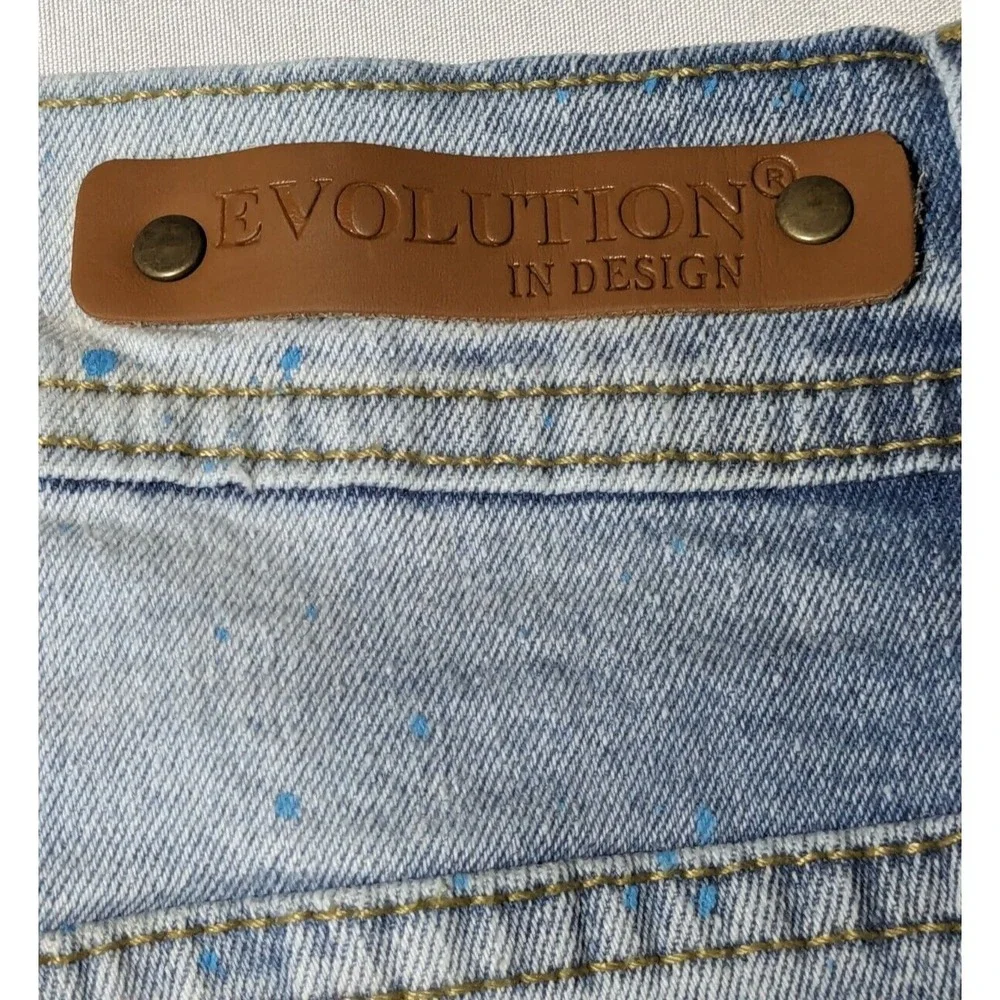 EVOLUTION IN DESIGN Men 44 Cotton Stretch Painter Splatter 13